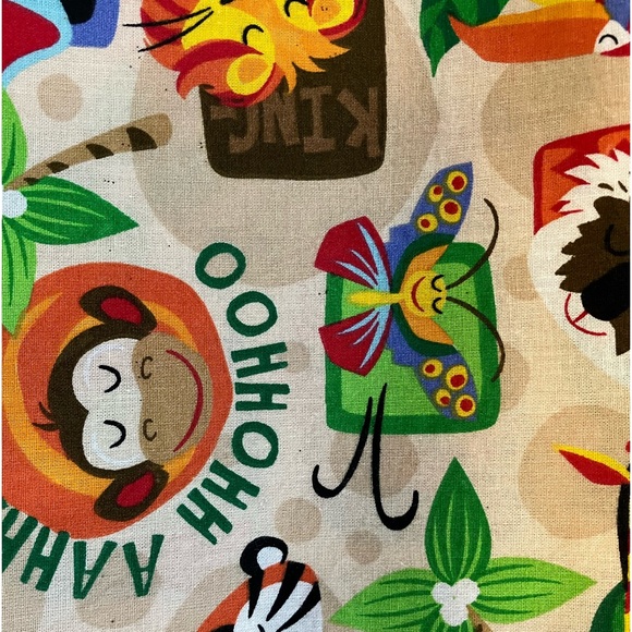 Children’s Jungle Print Fabric, 6 yards, Prewashed - Picture 4 of 4